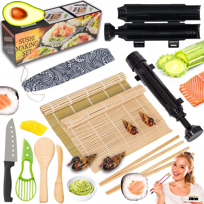 BK Serie - Sushi Set XL - Bazooka - Mes - Bamboo