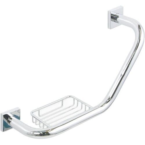 Bravat Quaruna bath handle with soap basket 754410