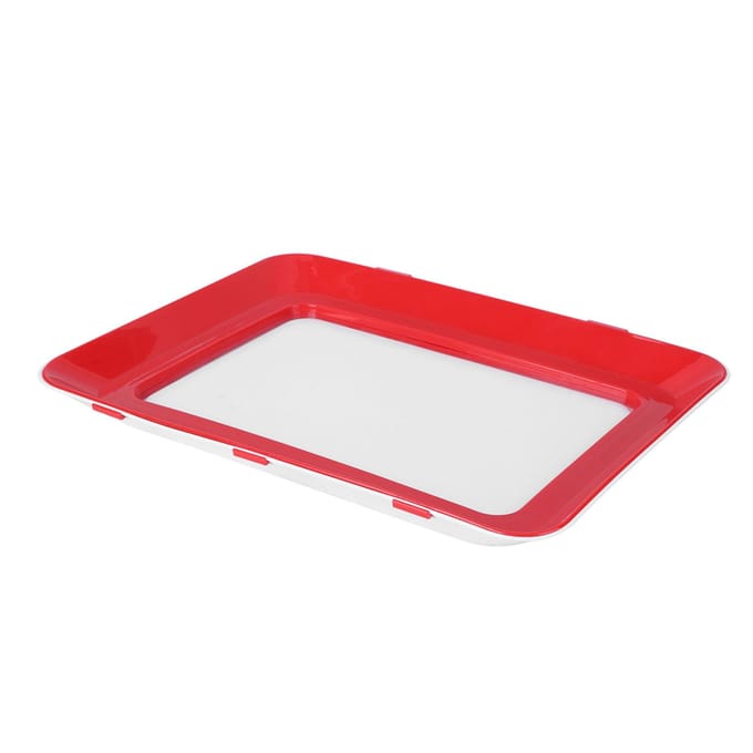 Herbruikbare Voedselbewaarbak Vacuüm Seal Stapelbare Voedselopbergcontainer Keukengereedschap white