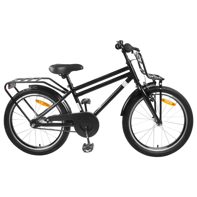 vidaXL - Kinderfiets - 20 - Inch - voor - 6-11 - jaar - oud - Zwart