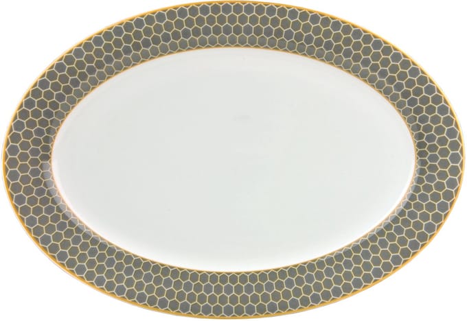Honing schotel, ovaal 30x21cm