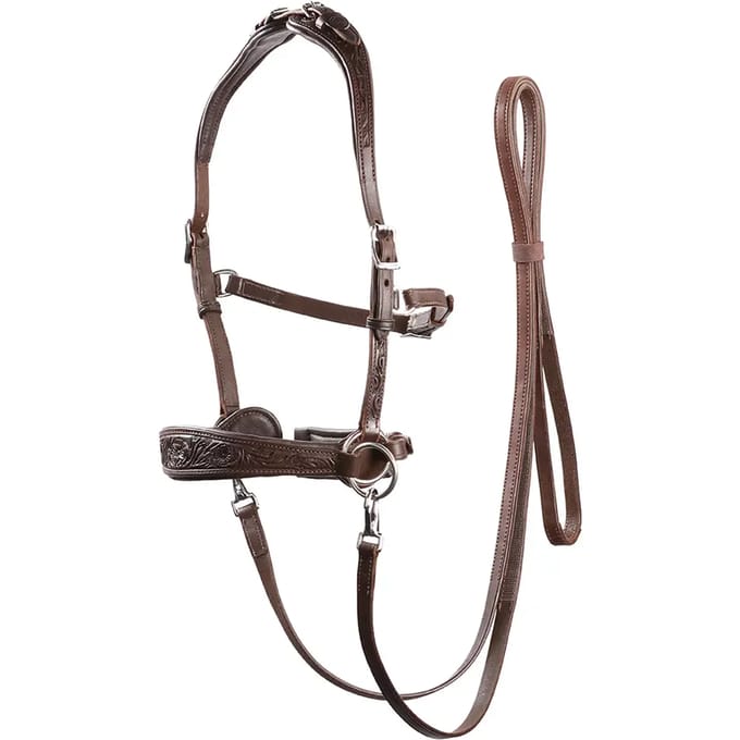 Bitloze hoofdstellen voor paarden Edix Saddles ED2-Rose