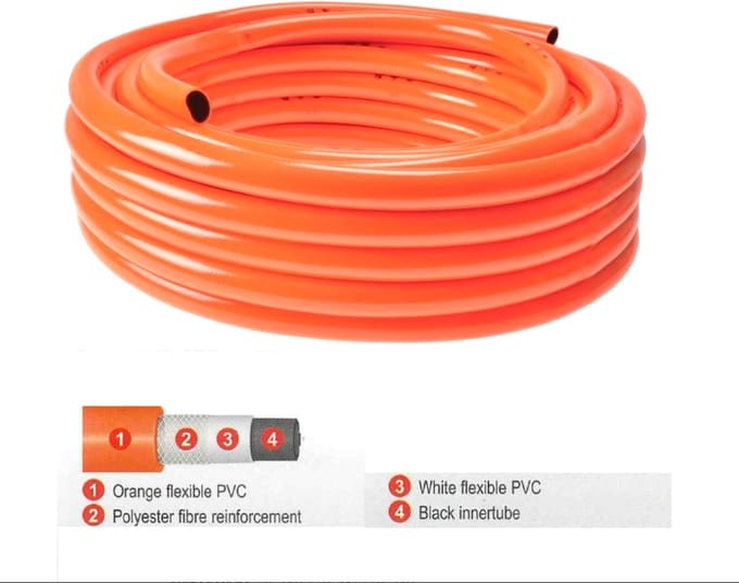 Hozelock Maxi-Vis Tuinslang 12,5mm - 25 Meter Oranje