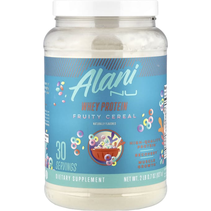 Alani Nu, Wei Eiwit, Fruitige Ontbijtgranen, 927g (2 pond 0,7 ons)