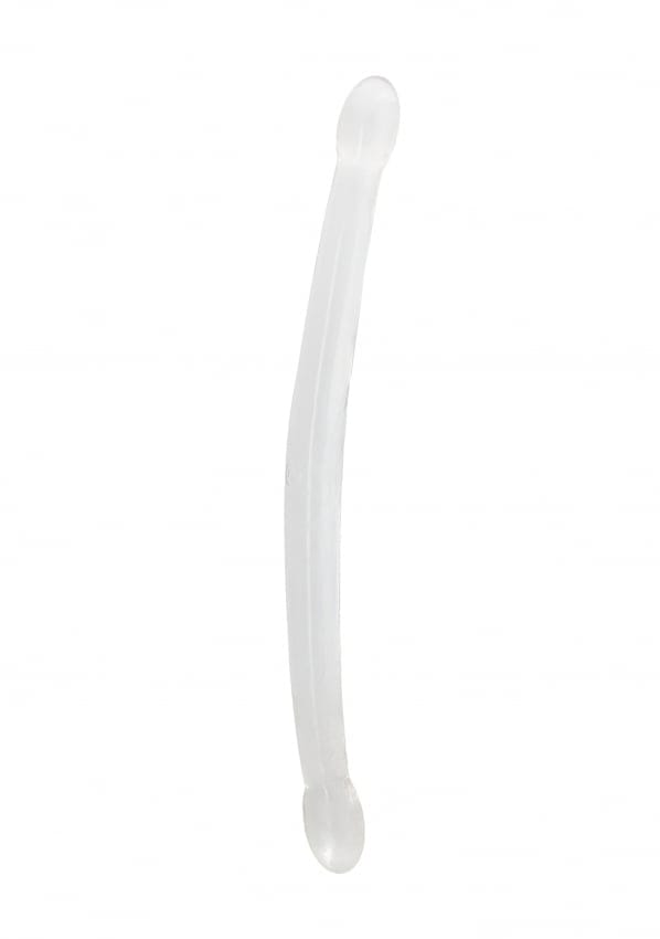 Shots - RealRock Niet-Realistische Dubbele Dong - 42 cm transparent