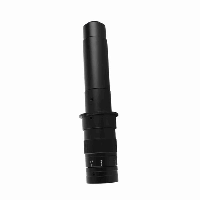 300X Verstelbare 25mm Zoom C-Mount Lens 0.7X 4.5X Industriële Microscoop Camera Vergrootglas gray