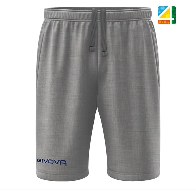 Sportbermuda Givova Friend Grijs Melange 2xl - S