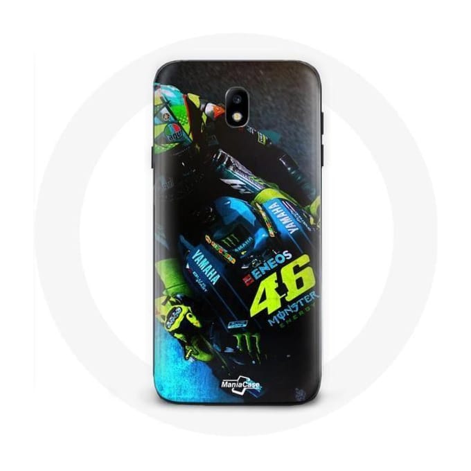 Coque pour Samsung Galaxy J7 2017 Valentino Rossi Pilote de course Moto GP