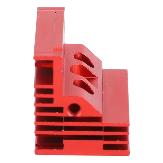 3D Printer Extruder Koellichaam Aluminiumlegering Extruder Koelblok voor K1 Printer Keramische Hotend red