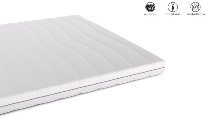 Toros Bedden Topdek - Matras - Topper Comfort Hr Exclusief Luxe XL 80x200 7 cm
