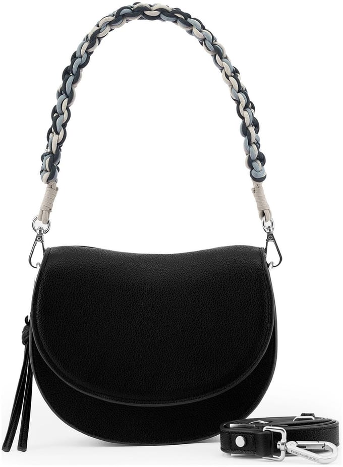 FREDsBRUDER schoudertas That’s My Bag Collection Saddle Black zwart