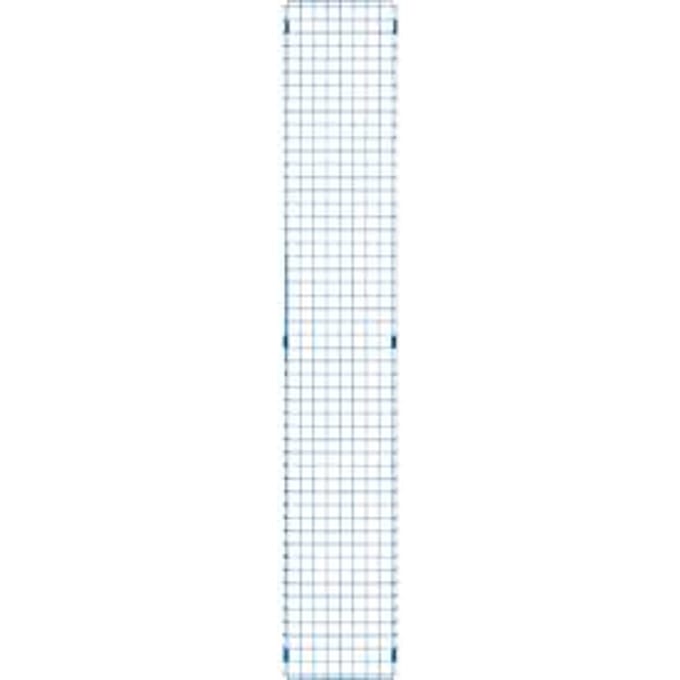 Gaaselement, van staal, B 350 x H 2086 mm, blauw