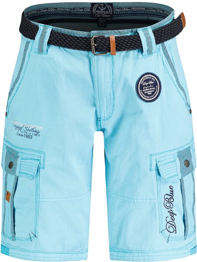 Geographical Norway Heren Bermuda Met Riem Paillette - M