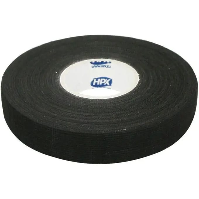 HPX Linnen Tape ZWART 19mm - 25 meter