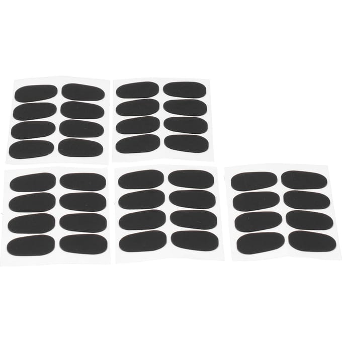 40 Stuks Mondstuk Kussens Patches Pads Accessoire voor Alto Tenor Saxofoon Klarinet Zwart 0.8mm gray