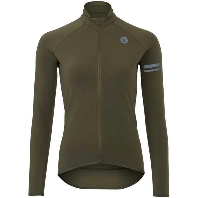 AGU Thermo Fietsshirt Lange Mouwen Essential Dames - Groen - M