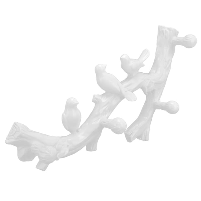 Hars Vogel Haken Wandgemonteerde Jas Sleutelhanger Creatieve 3D Huisdecoratie AccessoiresS(29,5 cm)