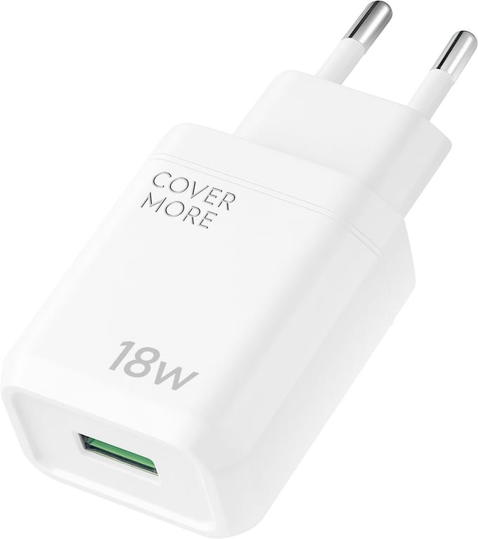 18w usb Adapter met quick charge 3.0 - Snel oplader geschikt voor android smartphone, tablet, accessoires - Compact - Gecertificeerd - Wit