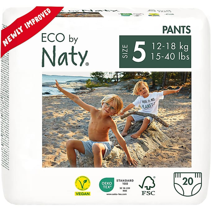 Naty Pull Up Pants: Maat 5 Junior 12-18 kg 20 stuks