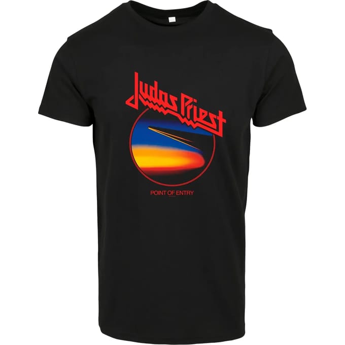 Urban Classics Heren Tshirt -XS- Point Of Entry Anniversary Zwart