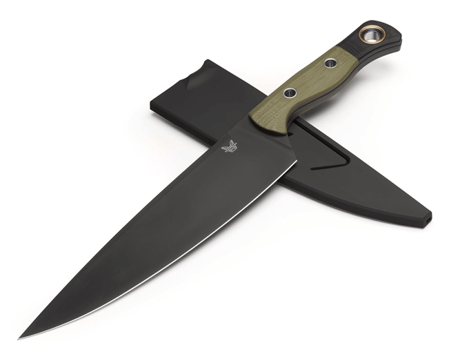 Benchmade Chef Knife OD Green G10 Koksmes Met CPM-154 Staal En DLC-Coating