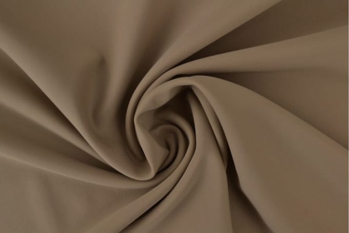 Lycra stof - Taupe - 1 meter - Per meter - 155cm breed