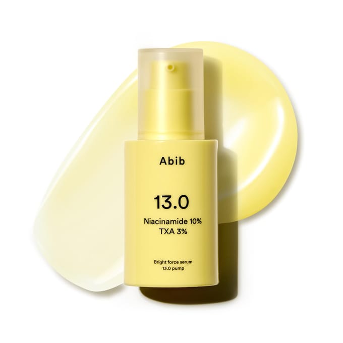 Abib - Bright Force Serum 13.0 Pump 5% Glutathione, 10% Niacinamide, 3% TXA en Vitamin B5 - 30ml