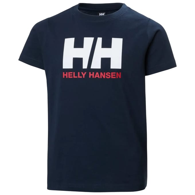 Helly Hansen Logo T-shirt Met Korte Mouwen Blauw 9 Years Jongen