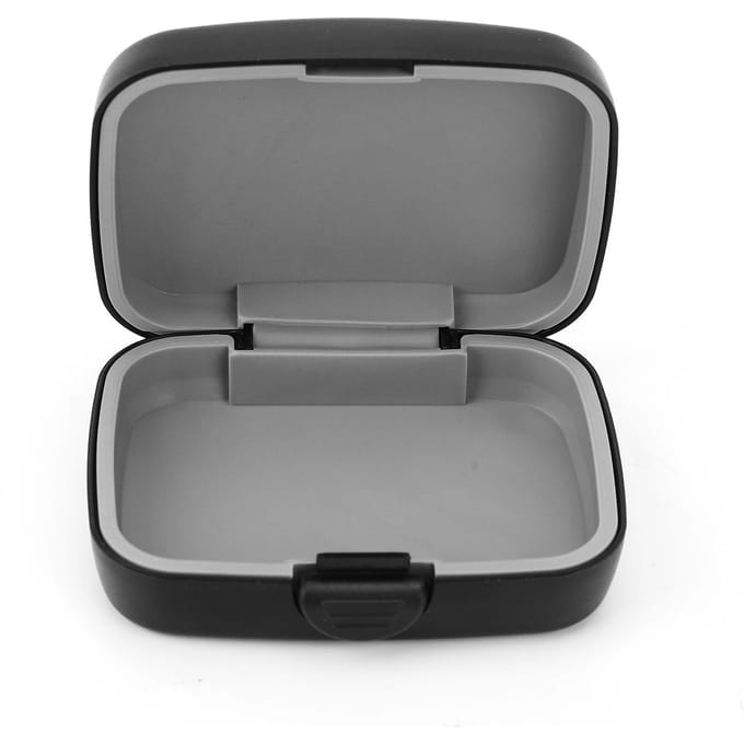 Draagbare Hoortoestel Hard Case Waterdichte Hoortoestel Beschermende Opbergdoos Zwart voor Buiten gray