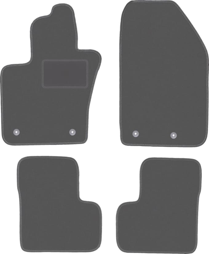 Grafiet automatten voor: Fiat 500X crossover (2014-2018)