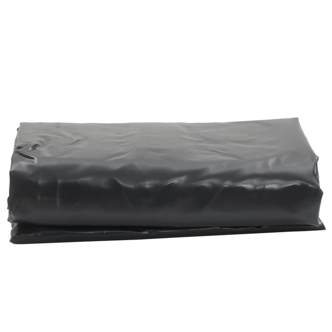 vidaXL - Zeil - 650g - / - m² - Antraciet - 3 - x - 4 - m - Canvas - met - PVC-coating