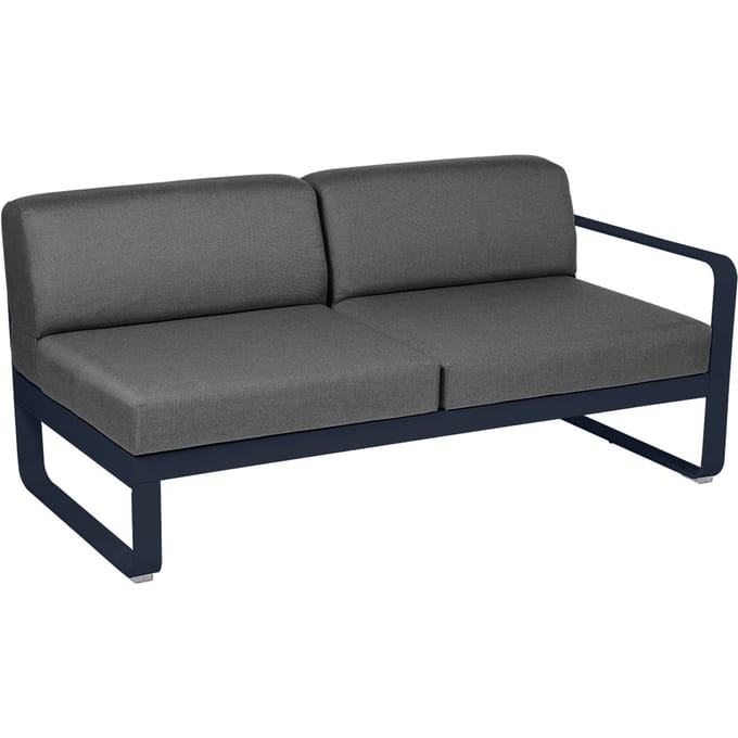 Fermob BELLEVIE 2 zits module rechts - 92 abyssblauw - A3 grafietgrijs