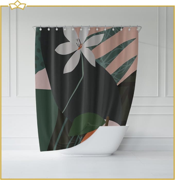 ATTREZZO® Douchegordijn Mees - 150x180 cm