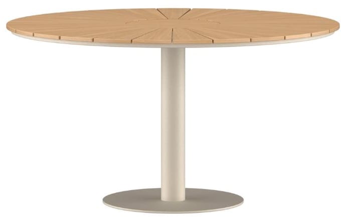 Croft tuintafel Ø120cm beige.