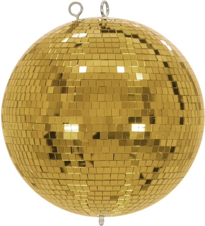 EUROLITE Mirror Ball 30cm gold