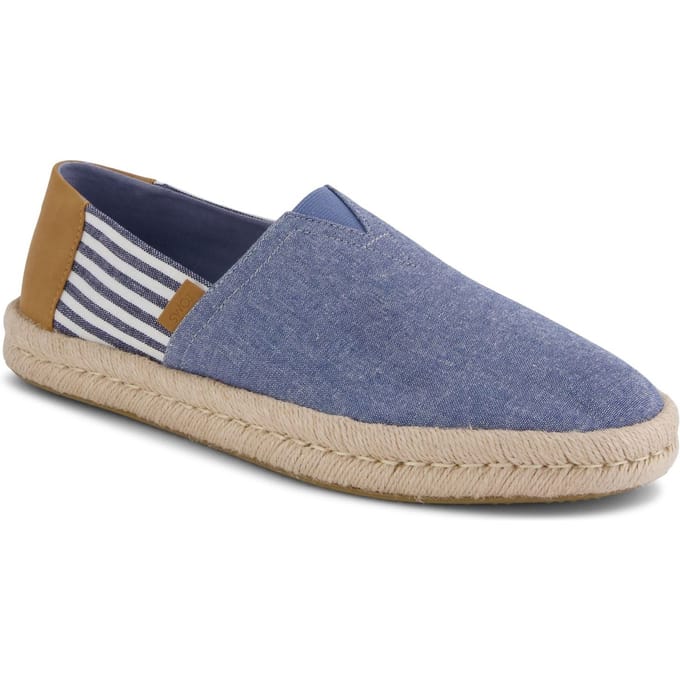 TOMS Alpargata Rope 2.0 Textiel Heren Marineblauwe Espadrilles