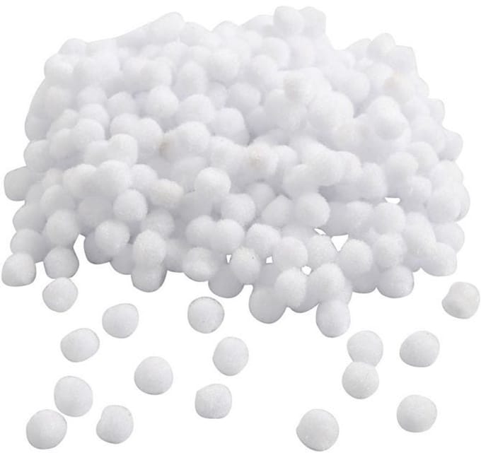 CC Pom-poms 10 mm Wit 450 stuks