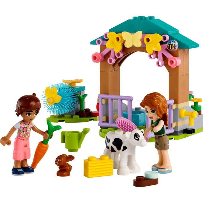 LEGO 42607 Friends Autumns schuur met kalfje Boerderijdieren Speelgoed met Mini Poppetjes