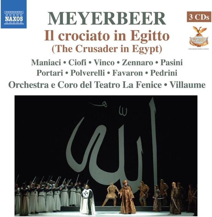 Teatro La Fenice - Meyerbeer: Il Crociato In Egitto (3 CD)