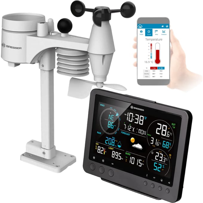 Bresser Weerstation - Bise - 8-in-1 weerstation - Wifi