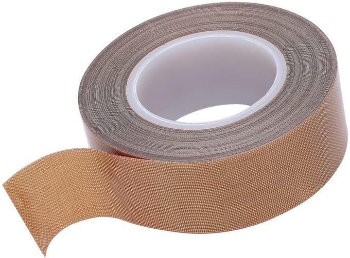 ONF3 - Teflon Tape Hoge Temperatuur - Afdichtingstape - 10 meter rol - Zelfklevend - Vacuüm Sealer - Multi-oppervlakte - Dikte 0,25 mm