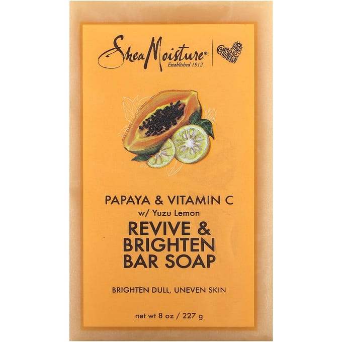 SheaMoisture, Opfrissende & Verhelderende Zeepreep, Papaja & Vitamine C, 8 oz (227 gr) orange