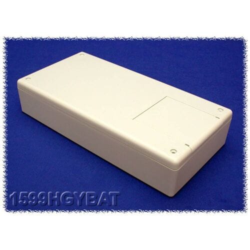 Hammond Electronics 1599HGY Handbehuizing 220 x 110 x 44 ABS Grijs 1 stuk(s)