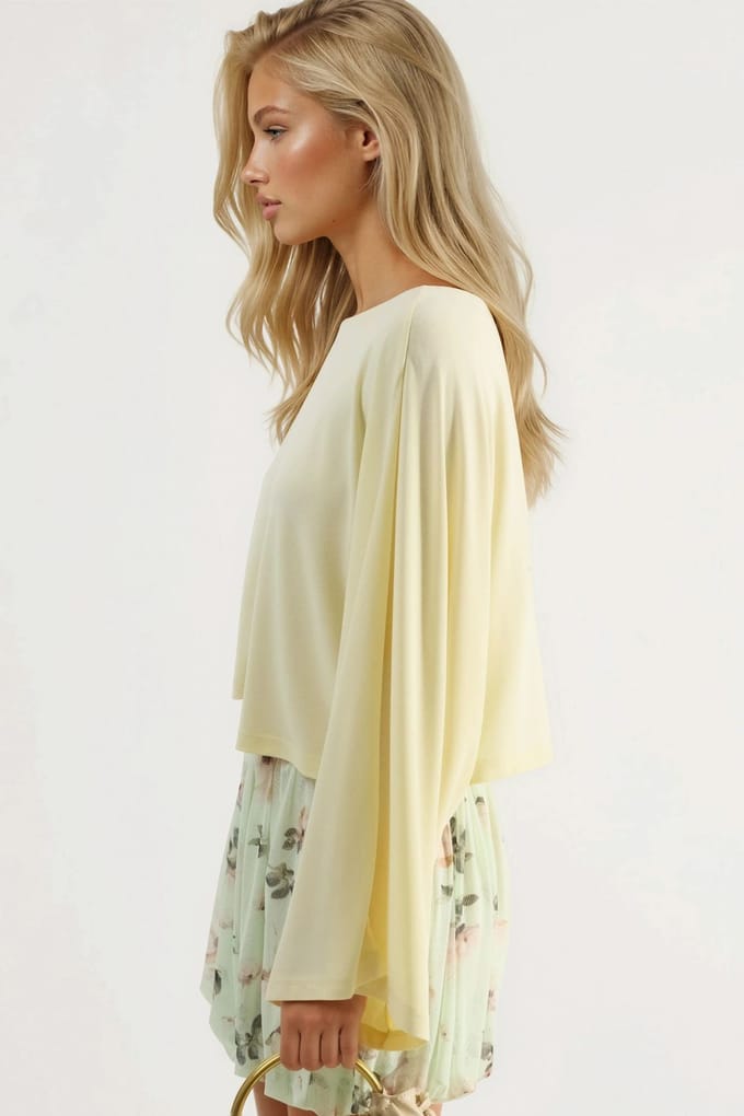 Losse Fit Bootneck Blouse