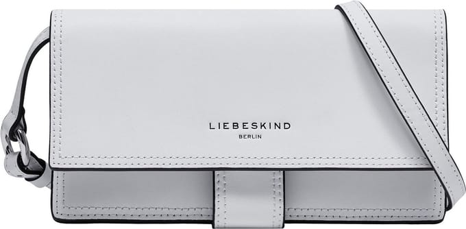 LIEBESKIND BERLIN Portemonnee Lisa Calf Optic Wallet L White Wit