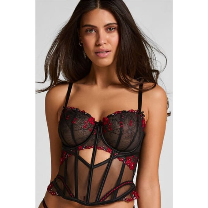 Hunkemöller Bustier Peonie Zwart