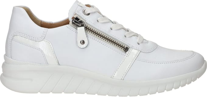 Hartjes Wave Sneakers - Leer - Dames - Wit - Maat 42