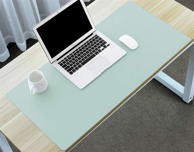 Extra Groot Bureau Onderlegger PU Leer Antislip & Waterdicht Bureau Beschermer (100x50cm)