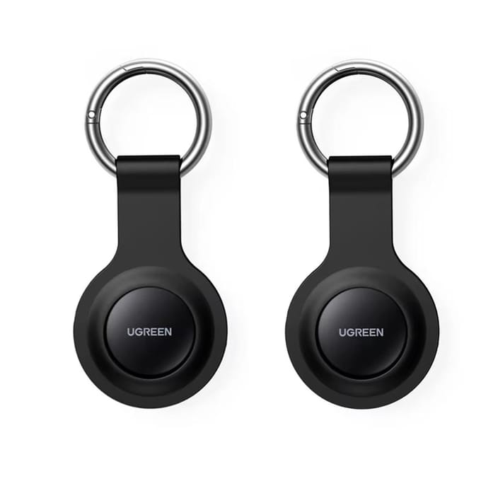 UGREEN Bluetooth Locator Apple Gecertificeerd Tag Dezelfde Oorsprong Draadloze Locatie Tracker 2 pieces zwart