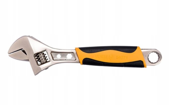 Vorel 54071 - Zweeds Verstelbare Sleutel - 200mm - Ergonomische Handgreep - Antislip